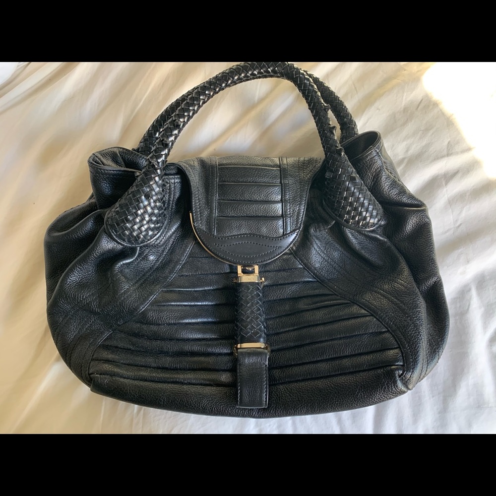 Fendi Black Leather Satchel